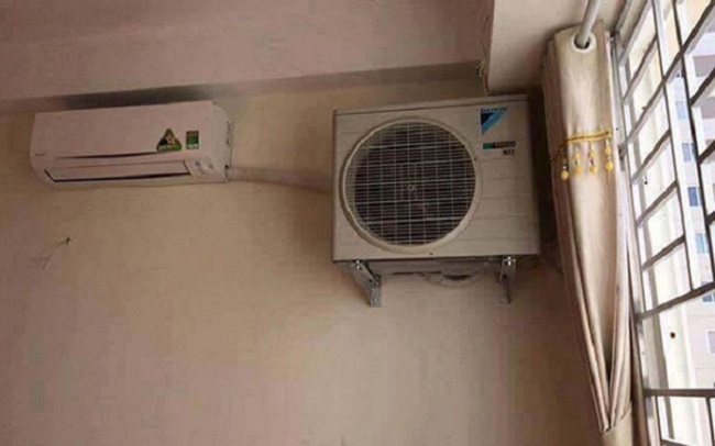 Cục nóng điều hòa để trong nhà có sao không?