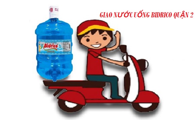 Giao nước uống Bidrico ở quận 2