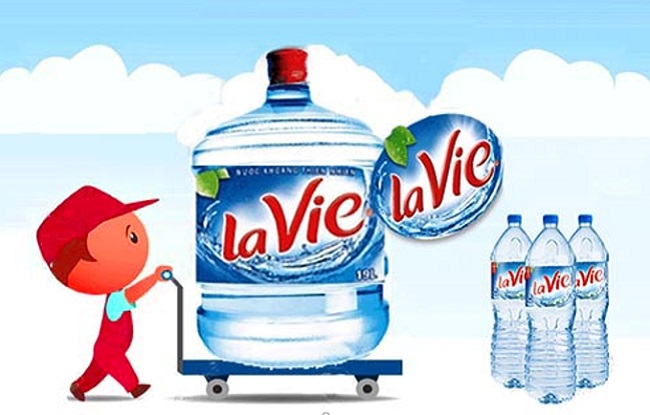 Giao nước uống Lavie tại quận 2