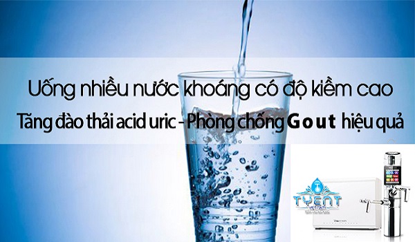 Chữa trị bệnh gút hiệu quả với nước kiềm Ion